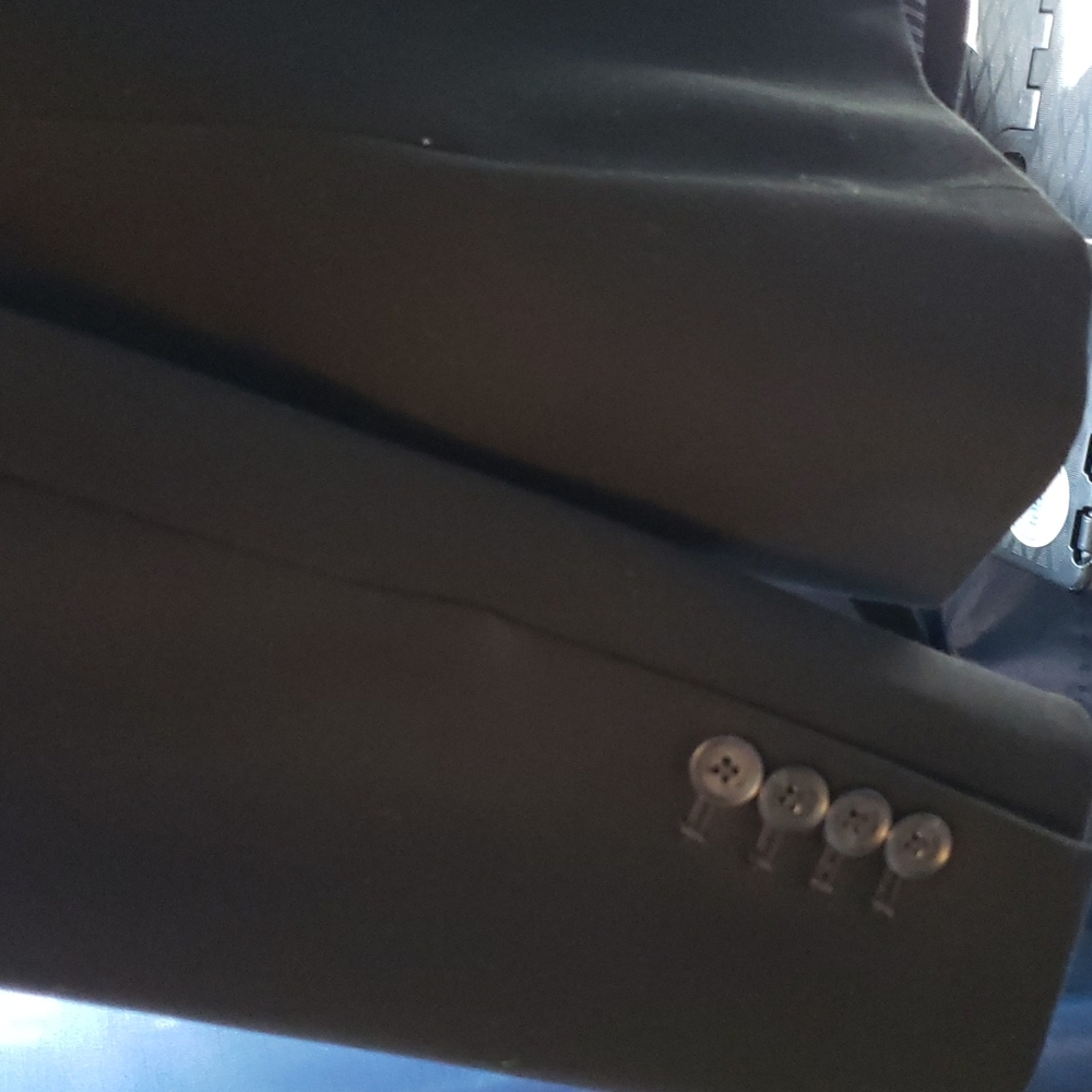 Black Single Button Blazer From Express Sz 18 - image 5